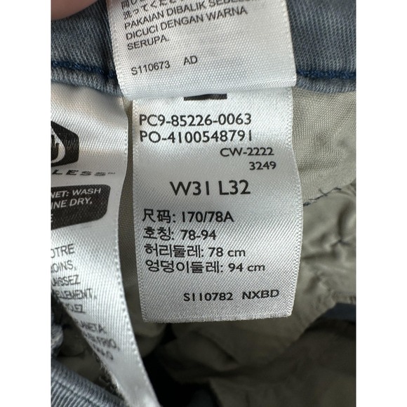 Levis XX Chino Pants Mens 31x32 Gray Standard Taper Stretch Casual Cotton Preppy - Picture 11 of 12